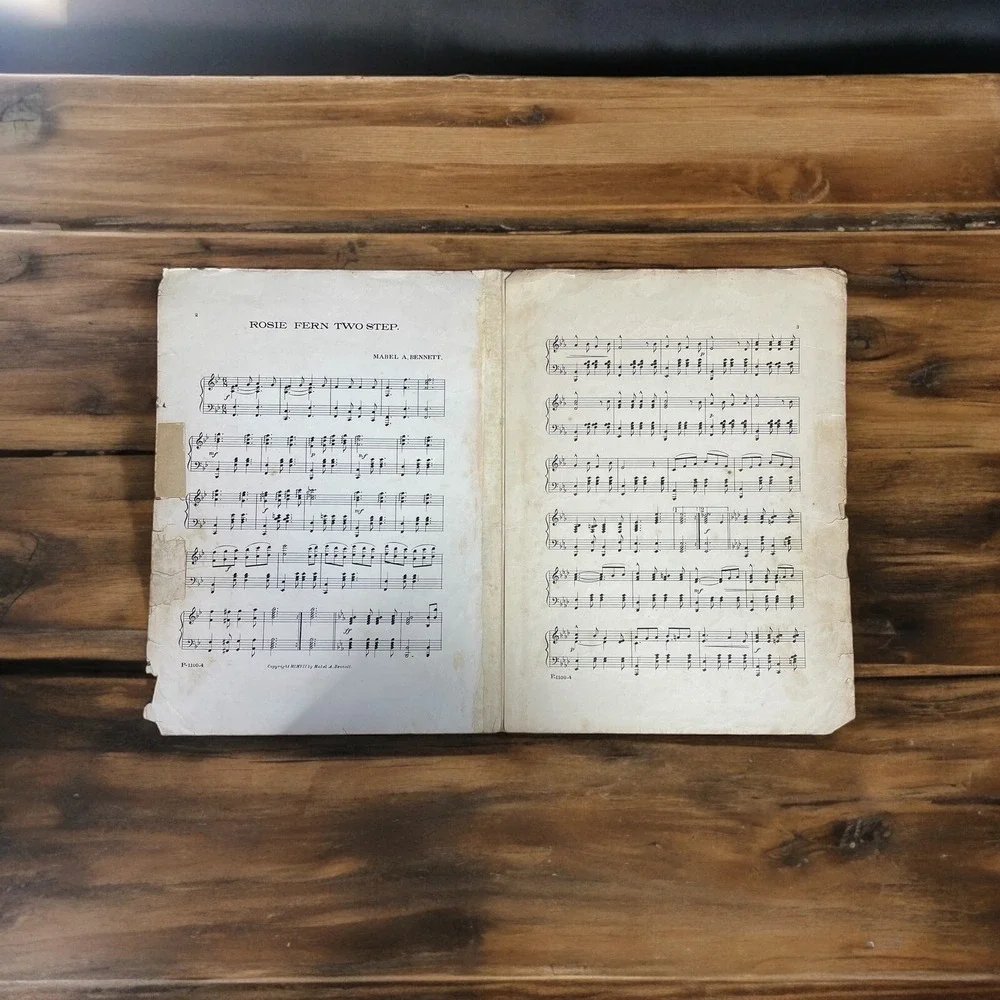 1907 Rosie Fern Two Step Composed By Mabel A. Bennett Sheet Music